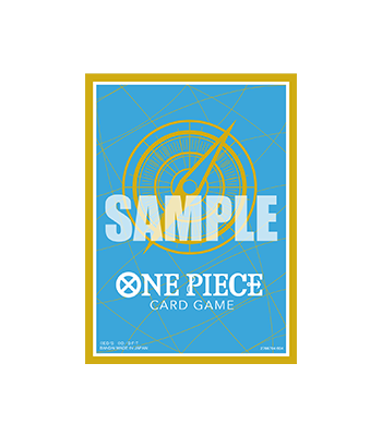 ONE PIECE CARD GAME Limited Card Sleeve -Standard Blue Gold-